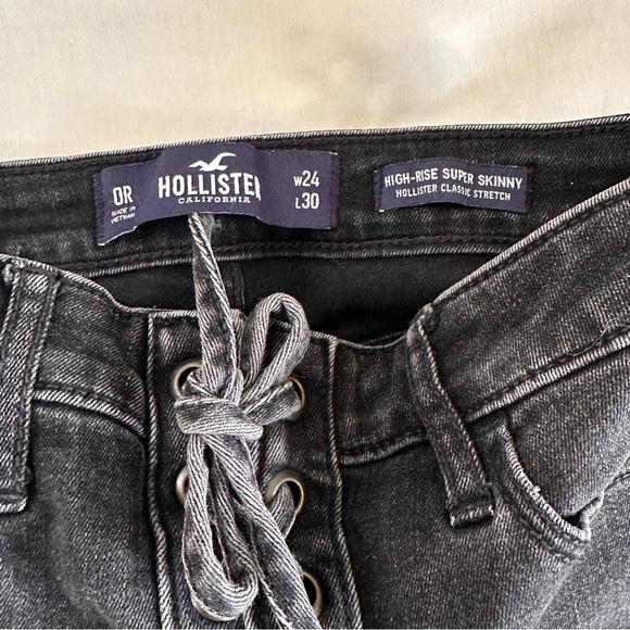 hollister high-rise super skinny - Picture 3 of 5